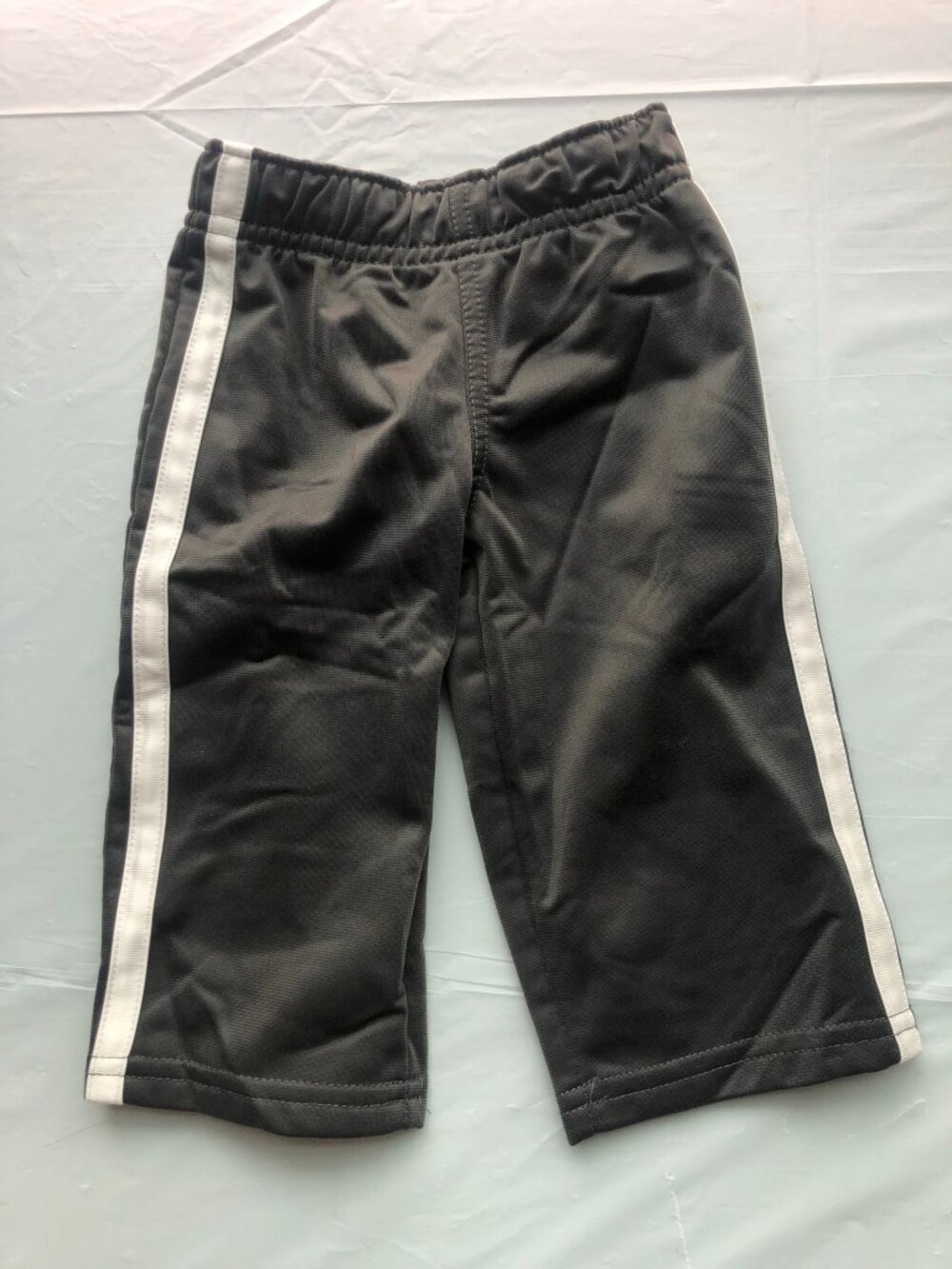 9-Months Carter's Dark Gray Workout Pants w/White Stripes; UBG; Ready to ship!